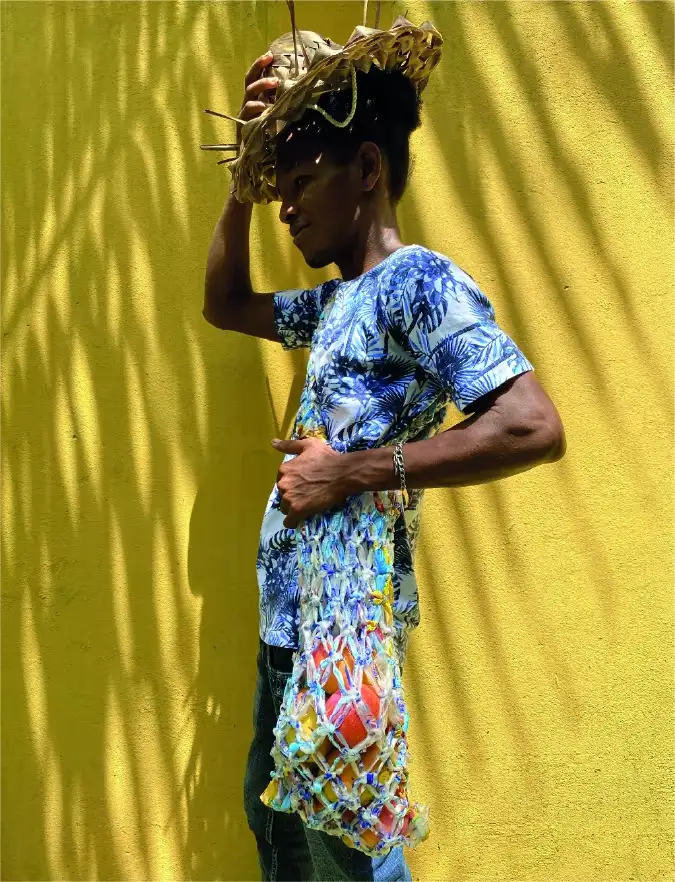 bolsos artesanales en isla fuerte